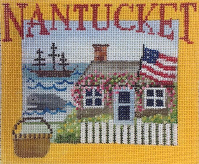 click here to view larger image of Postcard - Nantucket (hand painted canvases)