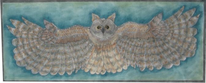 click here to view larger image of Owl, The (hand painted canvases)