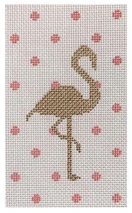 click here to view larger image of Fountain House Flamingo (hand painted canvases)