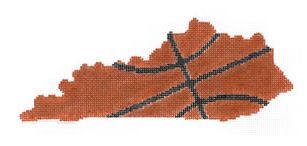 click here to view larger image of Basketball State Shaped - Kentucky (hand painted canvases)