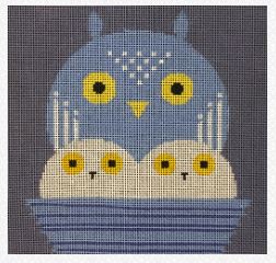 click here to view larger image of Owl Nest (hand painted canvases)