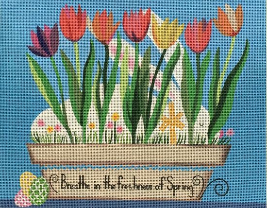 click here to view larger image of Breathe in Spring  (hand painted canvases)