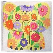 click here to view larger image of Edger Elephant (hand painted canvases)