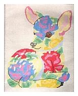 click here to view larger image of Fancy Fawn (hand painted canvases)