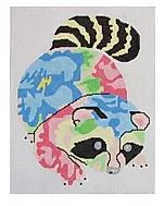 click here to view larger image of Rascal Raccoon (hand painted canvases)