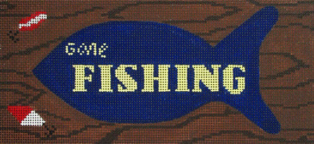 click here to view larger image of Gone Fishing (hand painted canvases)