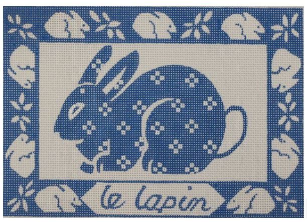 click here to view larger image of Le Lapin - Rabbit (hand painted canvases)
