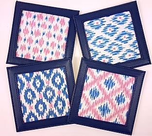 click here to view larger image of Ikat Patterns Inserts (hand painted canvases 2)