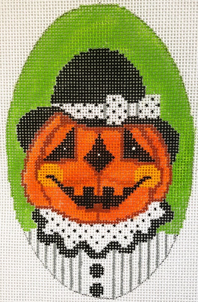 click here to view larger image of Mrs Dapper Pumpkin (hand painted canvases)