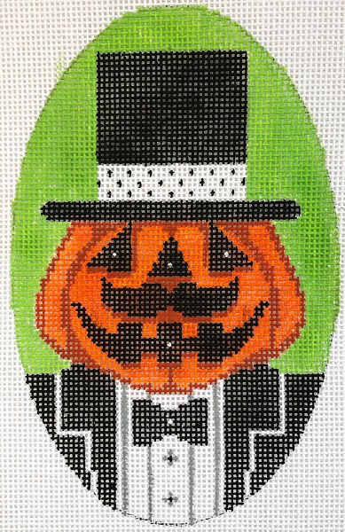 click here to view larger image of Mr Dapper Pumpkin (hand painted canvases)