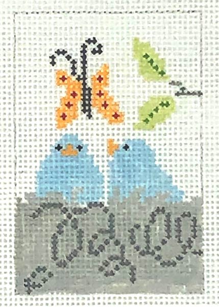 click here to view larger image of PDQ (Pretty Darn Quick) Kit - Baby Birds (hand painted canvases)
