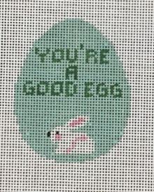 click here to view larger image of Good Egg - Green (hand painted canvases)