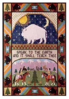click here to view larger image of Speak to the Earth (hand painted canvases)