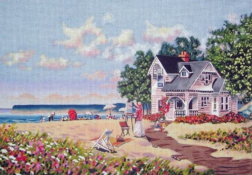 click here to view larger image of Beach Days (hand painted canvases)