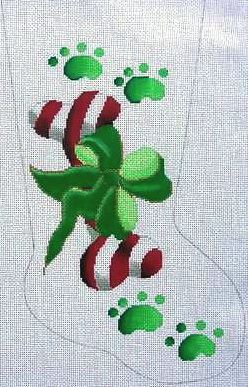 click here to view larger image of Midi Stocking for Dog (hand painted canvases)