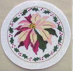 click here to view larger image of Poinsettia (hand painted canvases)