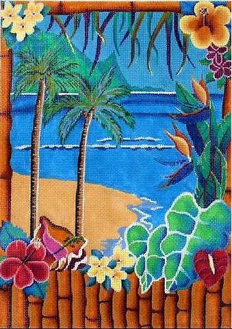 click here to view larger image of Waikiki (hand painted canvases)