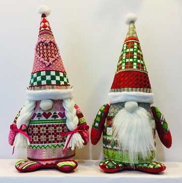 click here to view larger image of Naomi Gnome (on the left) Stitch Guide (books)