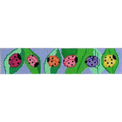 click here to view larger image of Bookweight - Ladybugs (hand painted canvases)