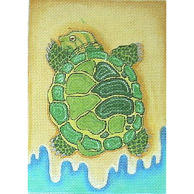 click here to view larger image of Sea Turtle (hand painted canvases)