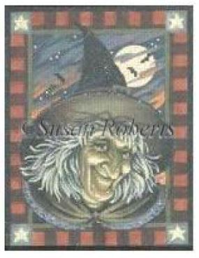 click here to view larger image of Witch Portrait (hand painted canvases)