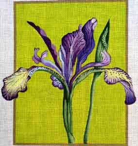 click here to view larger image of Iris (hand painted canvases)