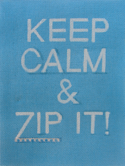 click here to view larger image of Keep Calm (hand painted canvases)
