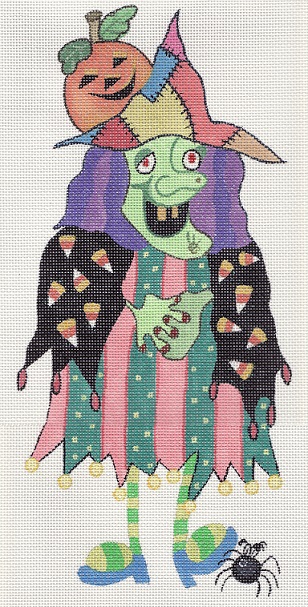 click here to view larger image of Patches the Witch (hand painted canvases)