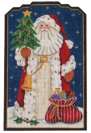 click here to view larger image of Old World Santa (hand painted canvases)