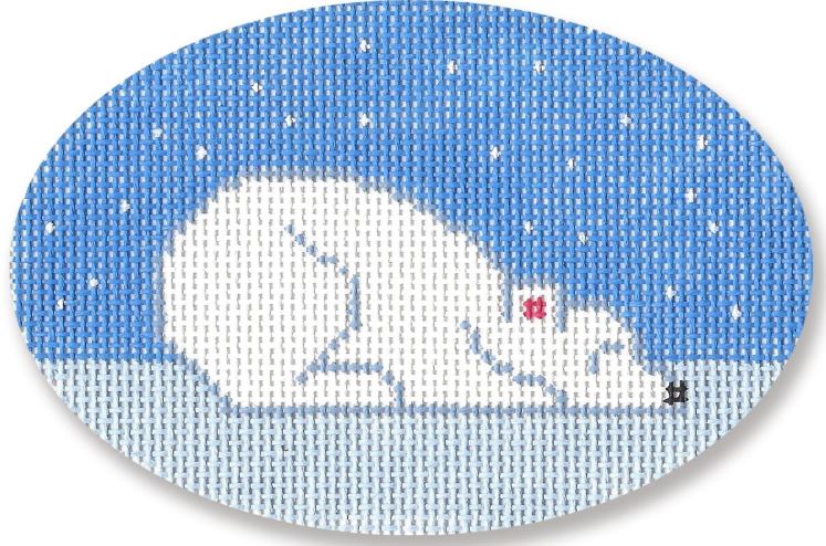 click here to view larger image of Baby Polar Bear (hand painted canvases)