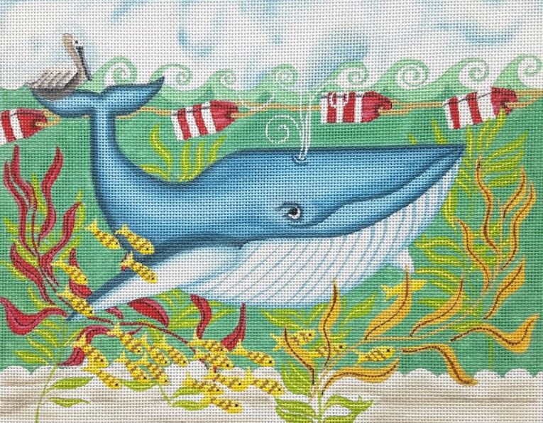 click here to view larger image of Whale (hand painted canvases)