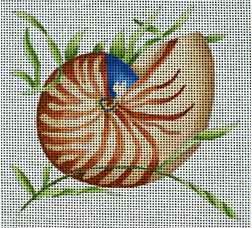 click here to view larger image of Nautilus Shell  (hand painted canvases)