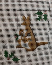 click here to view larger image of Kanga/Roo Ornament (hand painted canvases)