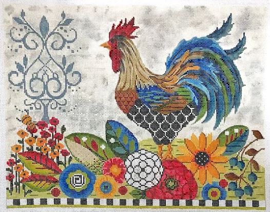 click here to view larger image of Provence Rooster Stitch Guide (books)