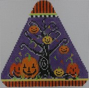click here to view larger image of Haunted Firs- The Pumpkins (hand painted canvases)