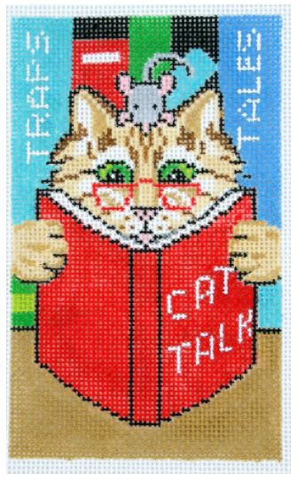 click here to view larger image of Cat Talk (hand painted canvases)