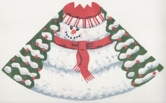 click here to view larger image of Cone Snowman (hand painted canvases)