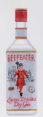 click here to view larger image of Liquor Bottle - Beefeater (hand painted canvases)