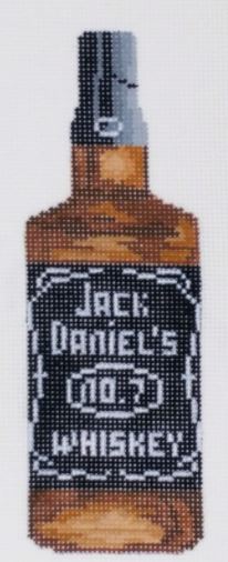 click here to view larger image of Liquor Bottle - Jack Daniels (hand painted canvases)
