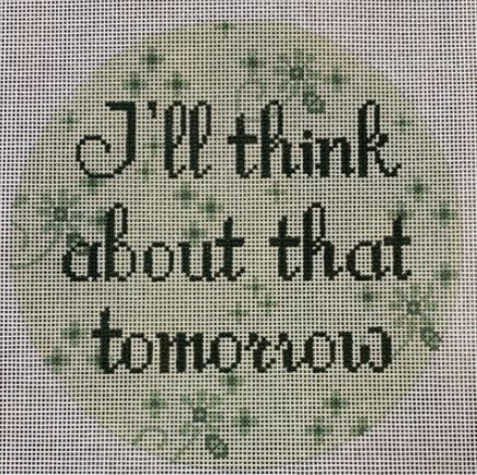click here to view larger image of I'll Think about that Tomorrow (hand painted canvases)