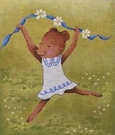 click here to view larger image of Dancing Little Bear (hand painted canvases)