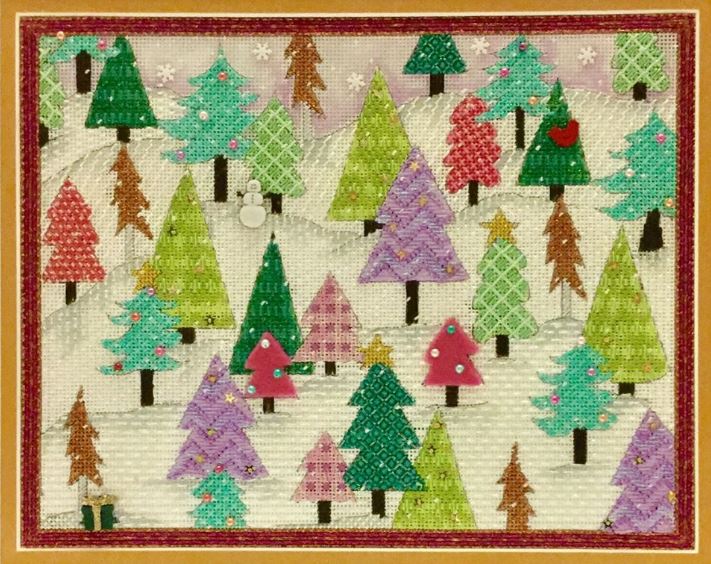 click here to view larger image of Sugar Plum Fairy Christmas Tree Forest Stitch Guide (books)