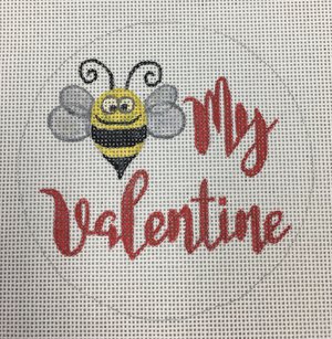 click here to view larger image of Bee My Valentine (hand painted canvases)