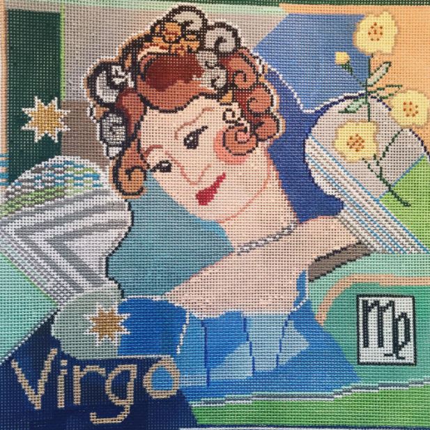 click here to view larger image of Zodiac - Virgo (hand painted canvases)