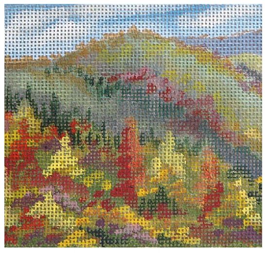click here to view larger image of Fall Hillside I (hand painted canvases)