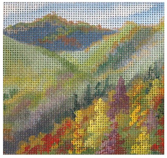 click here to view larger image of Fall Hillside II (hand painted canvases)