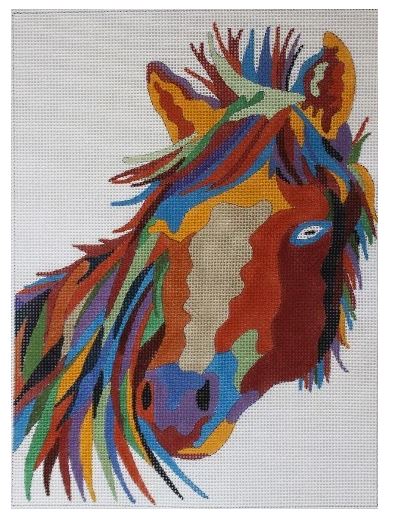 click here to view larger image of Wildlife Gallery - Stallion I (hand painted canvases)