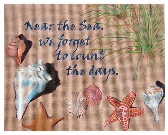 click here to view larger image of Near the Sea (hand painted canvases)