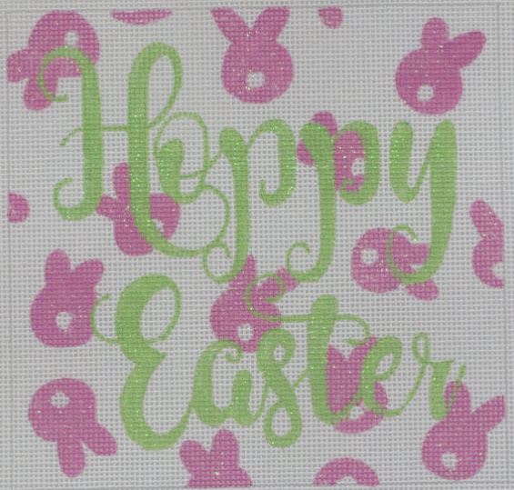 click here to view larger image of Hoppy Easter (hand painted canvases)