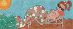 click here to view larger image of Mermaid Sunbathing (hand painted canvases)